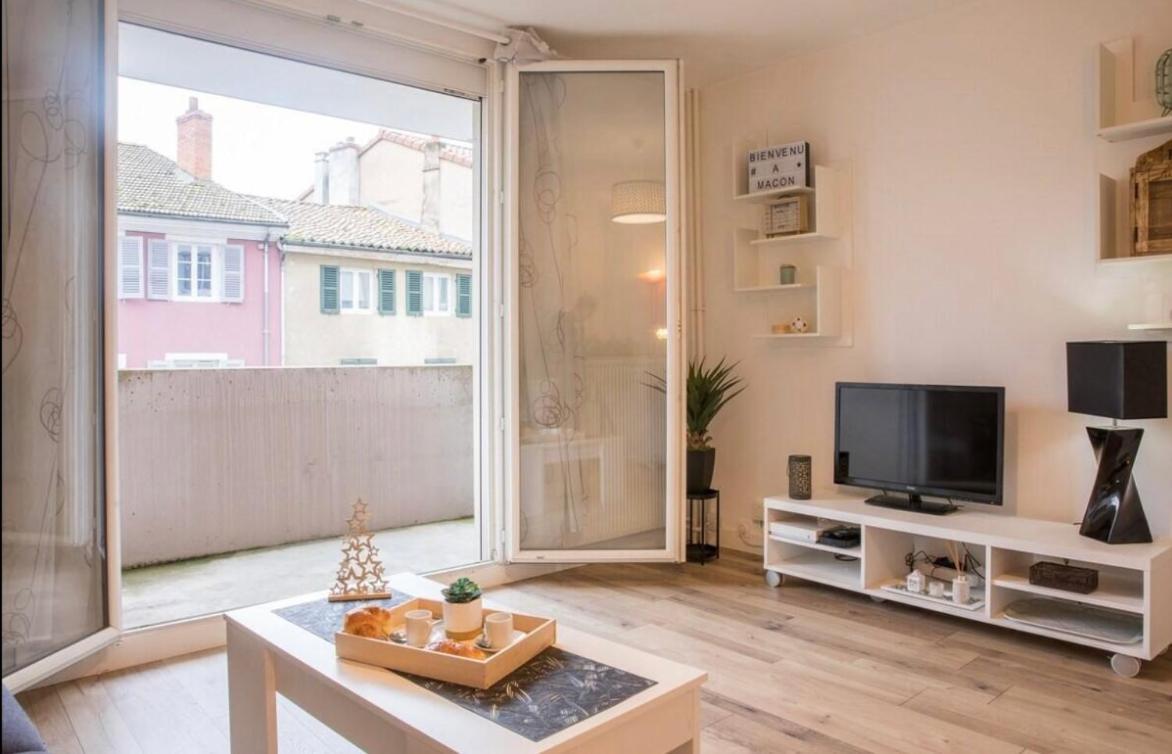 Charmant Appartement T1 Mâcon Buitenkant foto